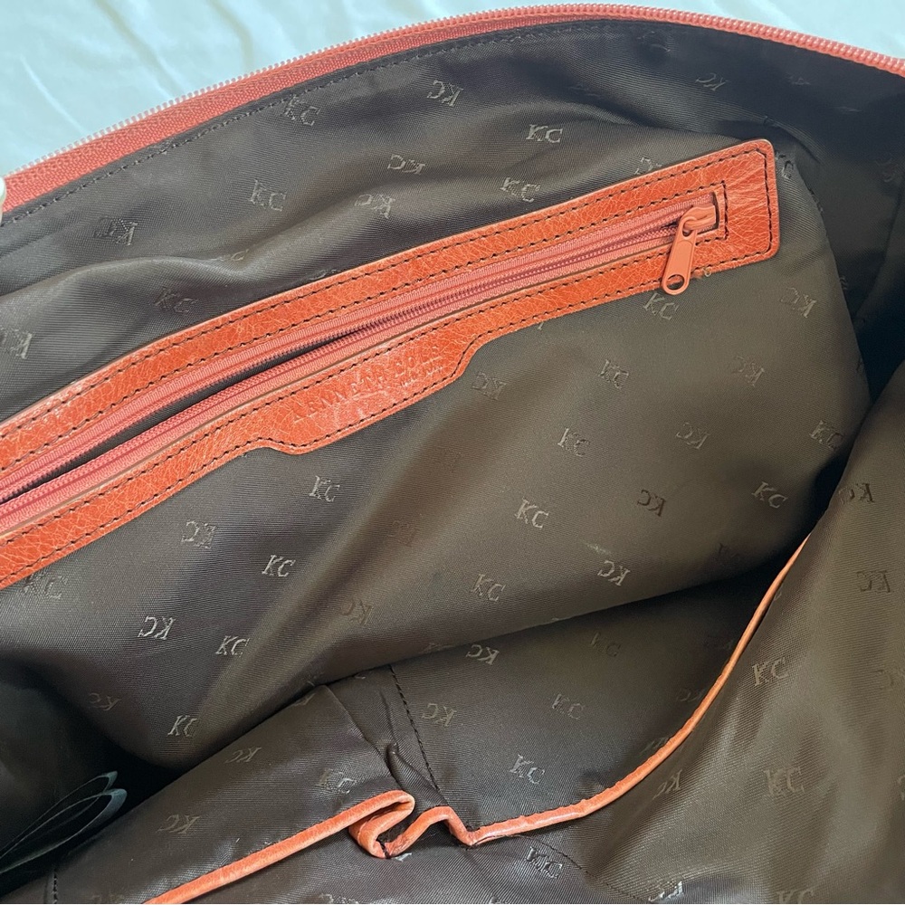 Kenneth Cole New York large leather tote bag - Picture 8 of 9
